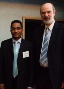 With Prof. Dr. Abdullah Saeed from the Maledives, Quran scholar, professor of Islam at Melbourne University, spearhead for religious freedom in the Islamic world, Istanbul (April 2009)