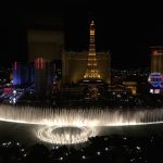 Las Vegas, view from Hotel Bellagio