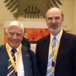 Prof. Dr. Christian Schwarz-Schilling, formerly the High Representative for Bosnia and Herzegovina, has more than once risked his career and has been a leading thinker for me with respect to mediation between ethnic groups at odds with each other; pictured here at the 2009 Global Media Forum