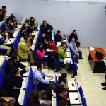 Guest lecture at New York University in Tirana, Albania, on Hitler’s religion (2014)