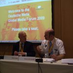 Lecture at Deutsche Welle’s Global Media Forum on June 3, 2009, with Günter Knabe as Moderator