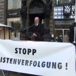 Rally against persecution of Christians in front of St Stephan’s Cathedral in Vienna during a OSCE-conference (2010)