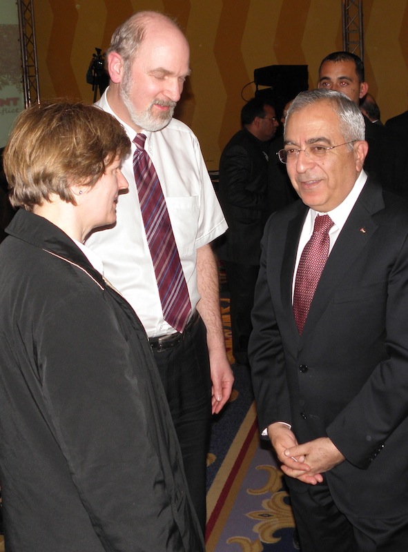 Im Gespräch mit Premierminister Salam Fayyad