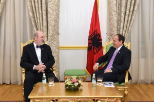 Thomas Schirrmacher beim albanischen Präsidenten