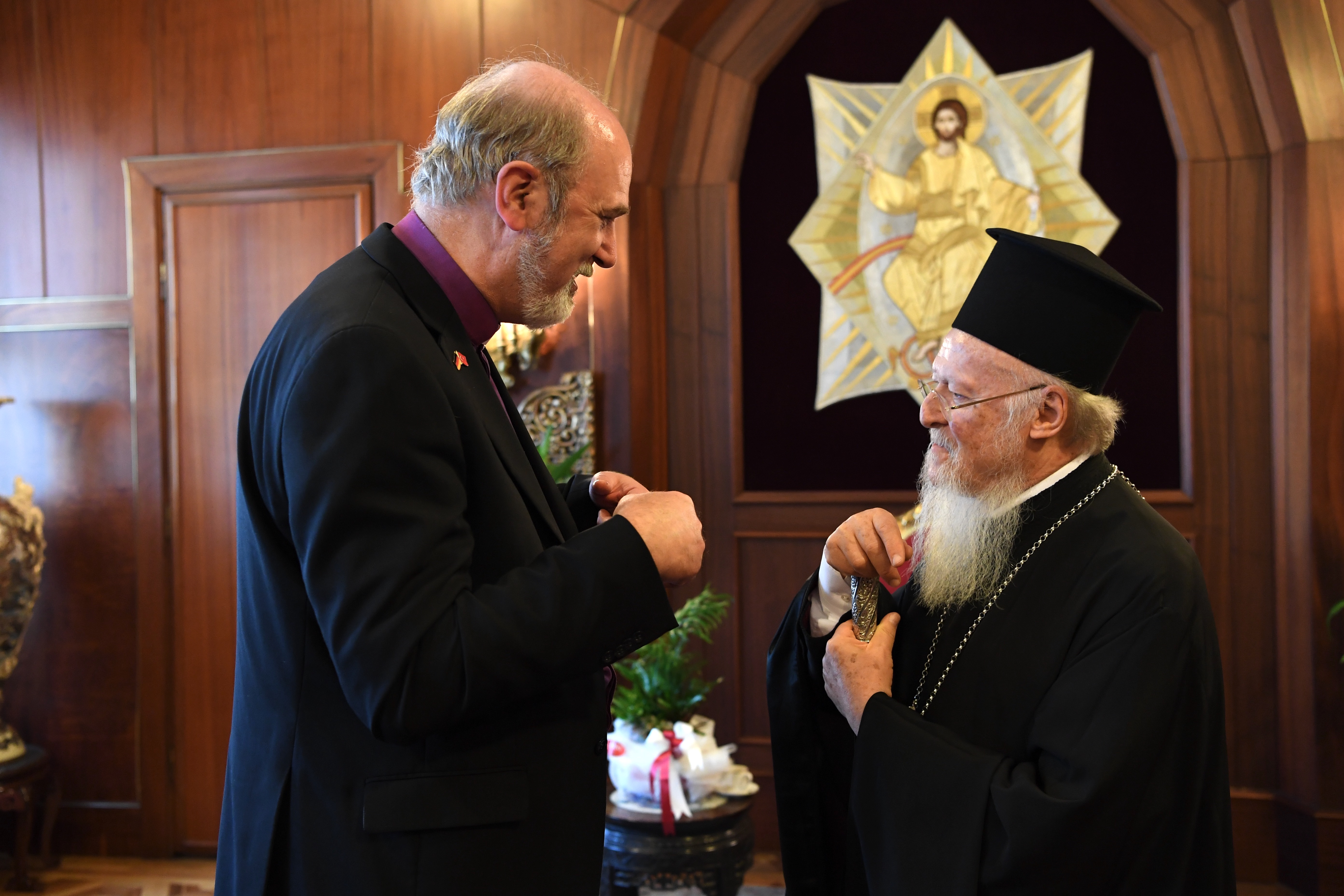 Thomas Schirrmacher und der Ökumenische Patriarch Bartholomäus Bartholomäus