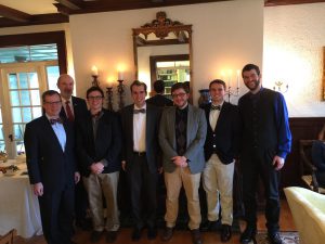 Thomas Schirrmacher mit einigen Stipendiaten des John Jay Institutes und dem Präsidenten Alan R. Crippen II (links)