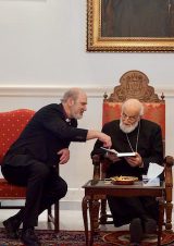 Besuch zur Verabschiedung von Patriarch Gregor III. Laham in Beirut