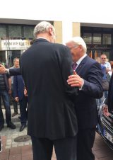 Zufallsplausch mit Bundespräsident Steinmeier