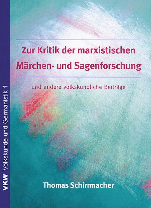 Cover Zur Kritik der Marxistischen Märchen- und Sagenforschung