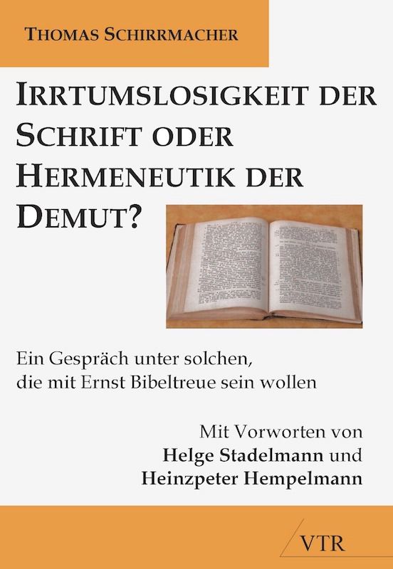 Cover Irrtumslosigkeit der Schrift oder Hermeneutik der Demut?