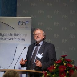 Heiner Bielefeldt at his lecture © Martin Warnecke/IIRF
