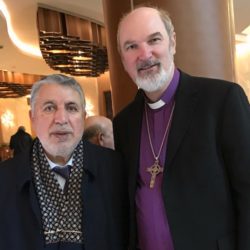 Bishop Thomas Schirrmacher with the Chairman of the “Religious Community of Mountain Jews of Azerbaijan”, Rabbi Yevdayev Milikh Ilhanonovich © BQ/Warnecke