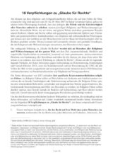 Beirut Erklärung „Faith for Rights (F4R)“ und 18 Verpflichtungen zu „Faith for Rights“ jetzt auch auf Deutsch verfügbar