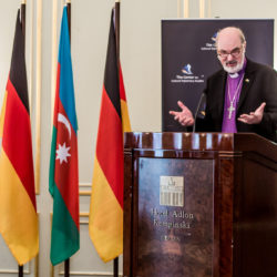 Thomas Schirrmacher während seiner Ansprache (Nahaufnahme) © Botschaft von Aserbaidschan in Berlin