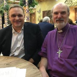 Thomas Schirrmacher with Bishop Pavel Orekhov, Chairman of the High Council of the Evangelical Christian Church © BQ/Thomas Schirrmacher