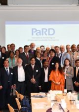 Gruppenbild der Delegierten bei der Mitgliederversammlung von PaRD in Kopenhagen im Mai 2019 © Internationale Partnerschaft für Religion und Entwicklung
