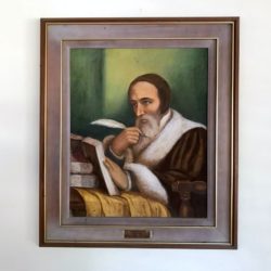 Bild von Johannes Calvin in der Eingangshalle des PTS College & Advanced Studies, Manila © BQ/Thomas Schirrmacher