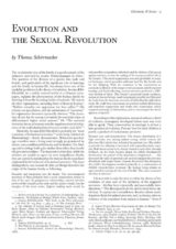 Evolution and the Sexual Revolution