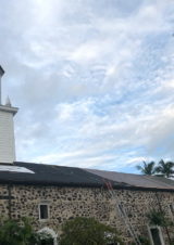 Die älteste Kirche Hawais, auf der Insel Kailua-Kona, Hawai, die Mokuaikaua Church, von 1837, die die erste Kirche der Missionare von 1820 ersetzte © BQ/Thomas Schirrmacher