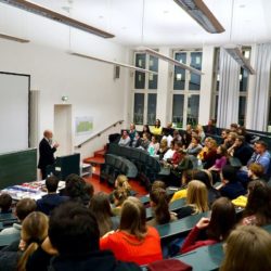 Guest lecture by Thomas Schirrmacher on human trafficking at the University of Cologne (hall) © BQ/Martin Warnecke