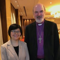 Thomas Schirrmacher mit Rev. Dr. Manhong Melissa Lin, der Dekanin des Nanjing Union Theological Seminary © BQ/Thomas Schirrmacher