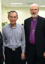 (from right to left): Dr Prince Guneratnam, Bishop Dr Daniel Ho, Thomas and Christine Schirrmacher © BQ/Thomas Schirrmacher