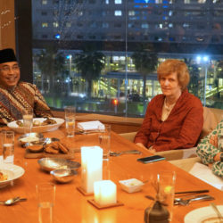 (from left to right): Nahdlatul Ulama, Christine Schirrmacher, H. Anggia Ermarini, Member of the Indonesian Parlament