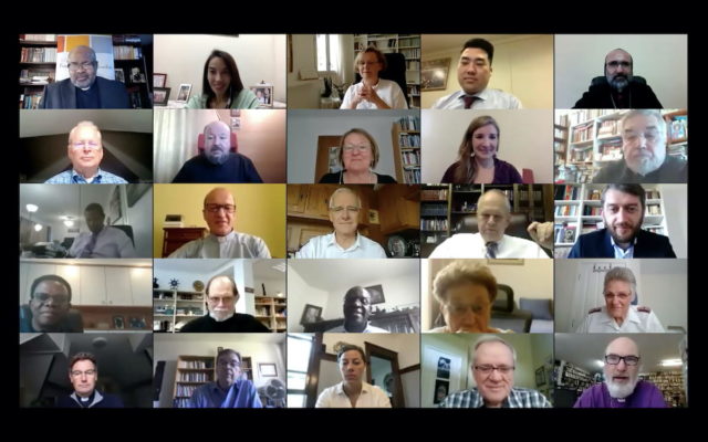 Screenshot of the zoom session of the International Committee of the Global Christian Forum in September 2020 © BQ/Thomas Schirrmacher