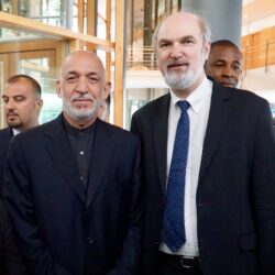 Das waren noch Zeiten: Treffen mit dem afghanischen Präsidenten Hamid Karzai in Bonn