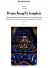Divisions Among U.S. Evangelicals