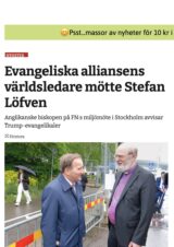 Swedish newspaper reports on Schirrmacher’s visit to Sweden