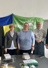 Schirrmacher and Böhning visited Ukrainian refugees